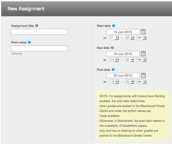 blackboard turnitin login