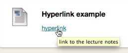 blackboard hyperlink