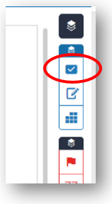 staff menu panel in Turnitin, with QuickMarks icon highlighted