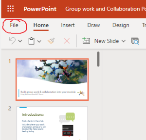 PowerPoint screenshot